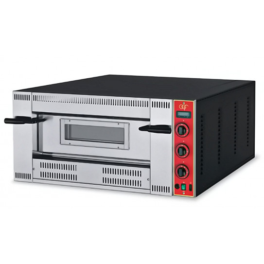 Four à pizza gaz G6 Inox GGF 6 pizzas Ø 30 cm