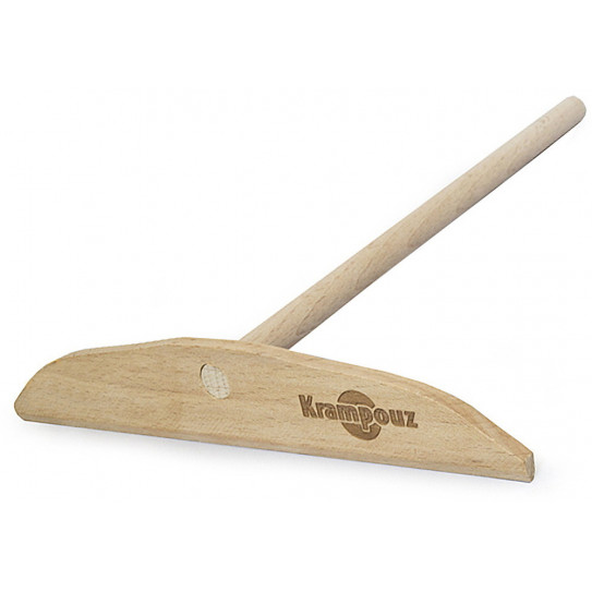 Râteau à crêpes plat 18 cm en bois de hêtre ARH18 Krampouz