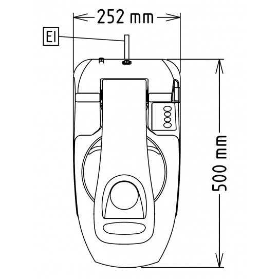 Dimensions TRS Dito Sama dessus