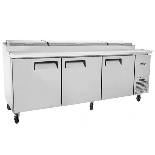 Table préparation pizza 12 bacs GN1/3 inclus gamme américaine MPF8203GR Atosa