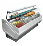 Vitrine réfrigérée horizontale 2 m pour fromage, sandwichs, charcuterie ROMA 200 VB DAP