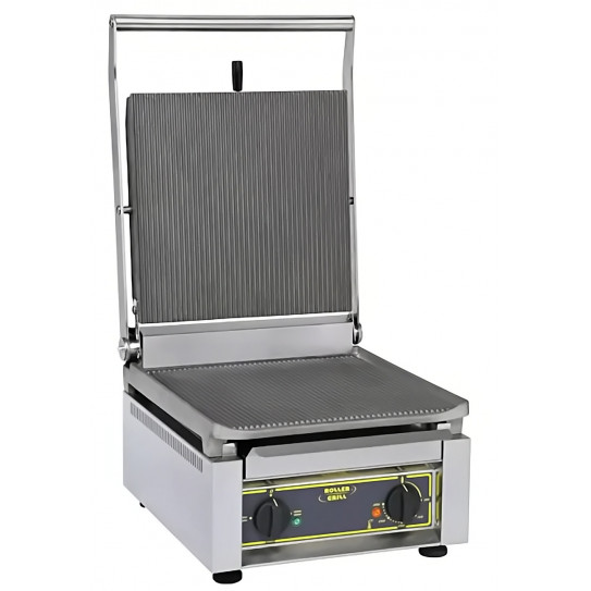 Contact Grill Panini XL fonte Rainuré 3,6 kW Monophasé 230V - PANINI XL B ROLLER GRILL