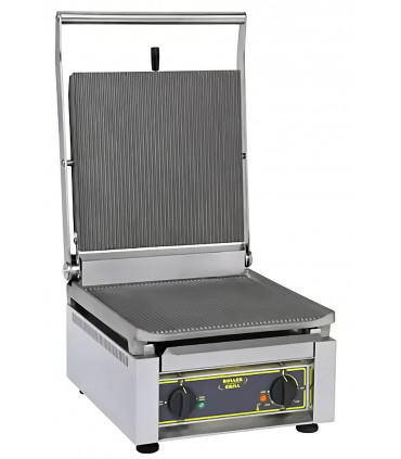 Contact Grill Panini XL Rainuré 3,6 kW ROLLER GRILL