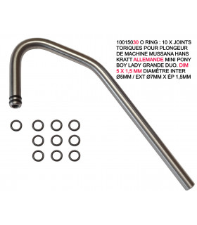 Lot de 10 x Joint torique plongeur 00011 pour Machine Chantilly Mussana  ALLEMANDE 10015030 O-RING Hans Kratt