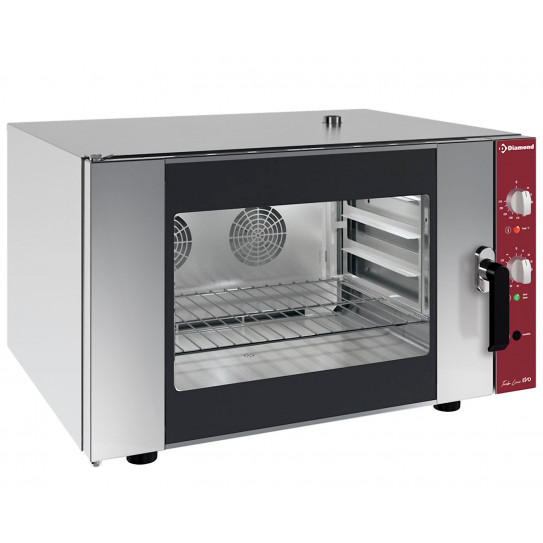 Four électrique à convection 3,6 kW monophasé 4 niveaux GN1/1 + Humidificateur CGE11-M-230/1 Diamond