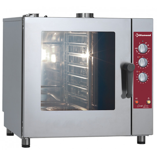 Four gaz vapeur convection 7 niveaux GN1/1 Diamond DGV-711/P