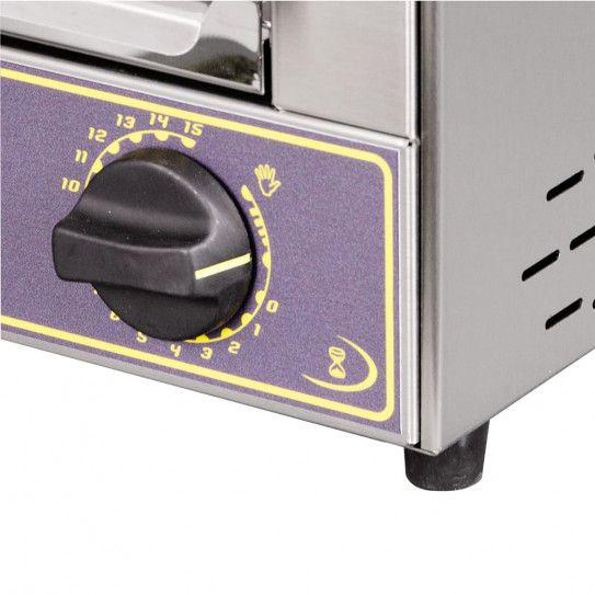 Bouton commande timer toaster quartz infrarouges 1 niveau 2kW - BAR 1000 ROLLER GRILL