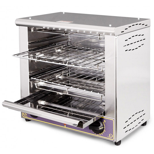 Ramasse-miettes toaster quartz infrarouges 2 niveaux 3kW - BAR 2000 ROLLER GRILL