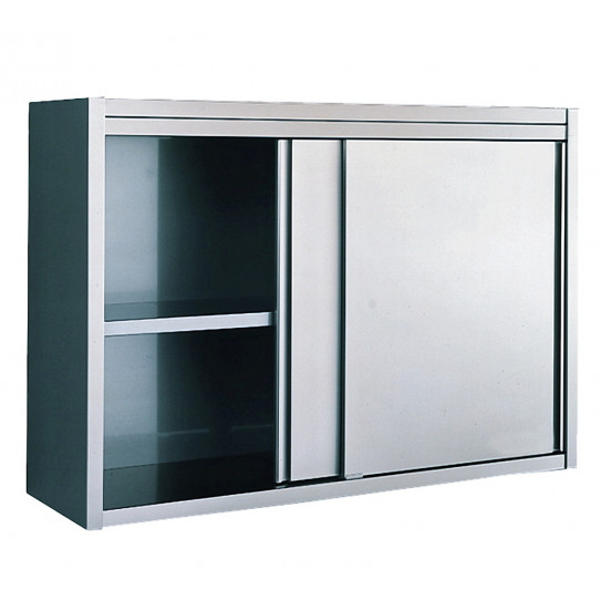 Armoire murale suspendue inox 1000 mm portes coulissantes L1000 x P400 x H600 mm - ASF/104 Bertrand Manufacturer