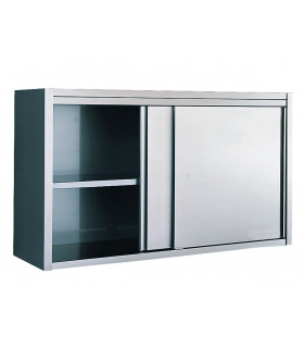 Armoire murale suspendue inox 1200 mm portes coulissantes L1200 x P400 x H600 mm - ASF/124 Bertrand Manufacturer