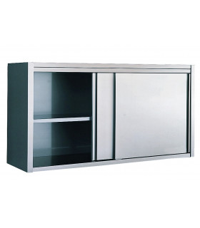 Armoire murale suspendue inox 1400 mm portes coulissantes L1400 x P400 x H600 mm - ASF/144 Bertrand Manufacturer