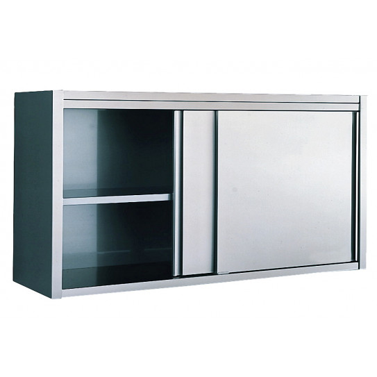 Armoire murale suspendue inox 1400 mm portes coulissantes L1400 x P400 x H600 mm - ASF/144 Bertrand Manufacturer
