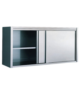 Armoire murale suspendue inox 1500 mm portes coulissantes L1500 x P400 x H600 mm - ASF/154 Bertrand Manufacturer