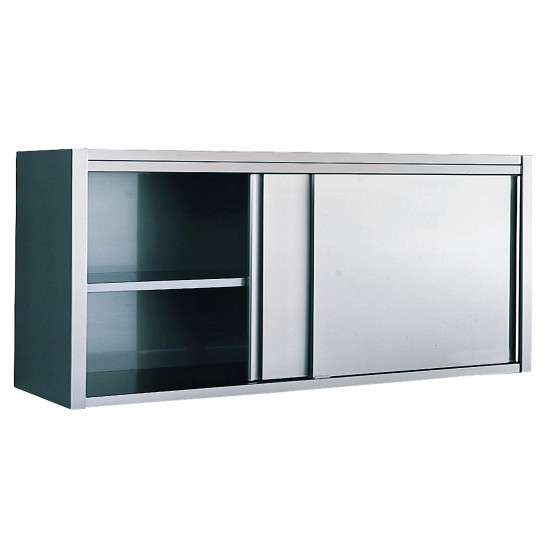 Armoire murale suspendue inox 1600 mm portes coulissantes L1600 x P400 x H600 mm - ASF/164 Bertrand Manufacturer