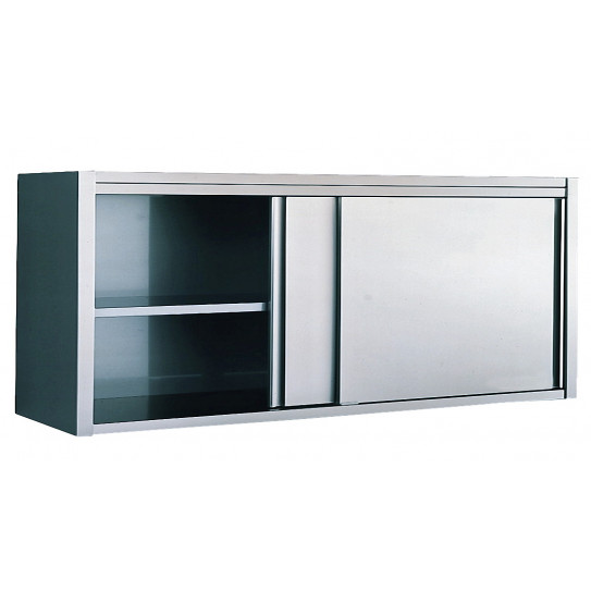 Armoire murale suspendue inox 1800 mm portes coulissantes L1800 x P400 x H600 mm - ASF/184 Bertrand Manufacturer