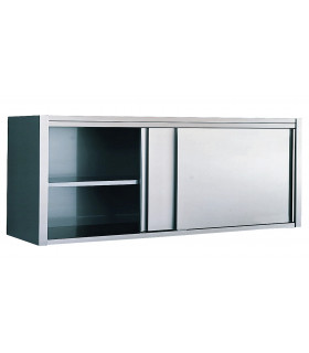Armoire murale suspendue inox 2000 mm portes coulissantes L2000 x P400 x H600 mm - ASF/204 Bertrand Manufacturer