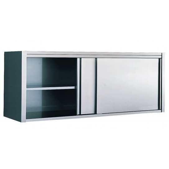 Armoire murale suspendue inox 2000 mm portes coulissantes L2000 x P400 x H600 mm - ASF/204 Bertrand Manufacturer