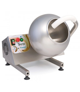 Twirlo turbine d'enrobage chocolat 7 Litres Velma Pastaline