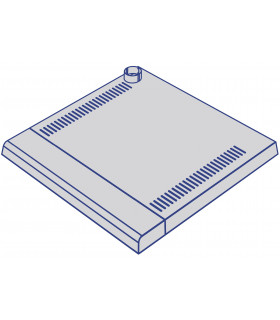 Hotte neutre pour four pizza GAM M6 ou ME6 - CAPM6N