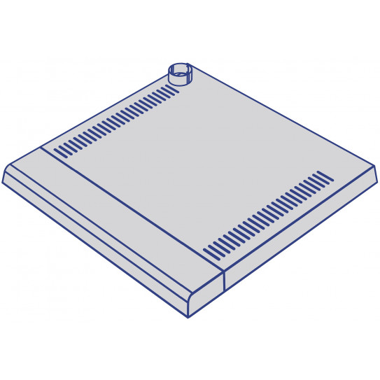 Hotte neutre pour four pizza GAM M6 ou ME6 - CAPM6N