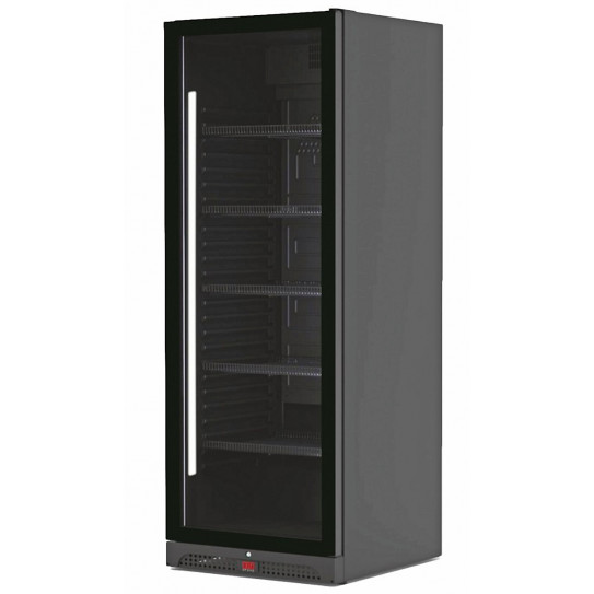 Armoire vitrine boissons ou épicerie réfrigérée ventilée tropicalisée 400L porte vitrée Full-Glass - ARN400TN-FULL-GLASS(+) DAP