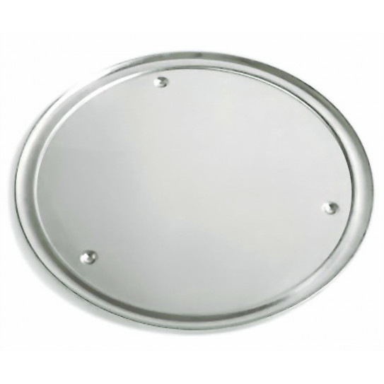 Plateau pizza Ø 40 cm avec bord et pieds VP40 GI-METAL