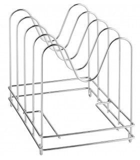 Pizza screen rack horizontal in chrome-plated steel for 96 screens AC-PRV GI-METAL