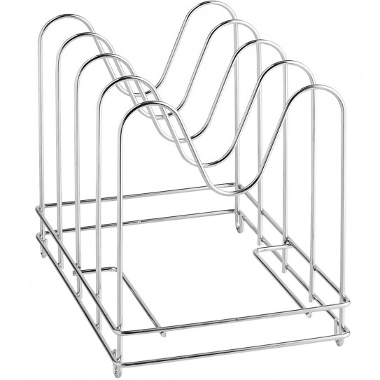 Pizza screen rack horizontal in chrome-plated steel for 96 screens AC-PRV GI-METAL
