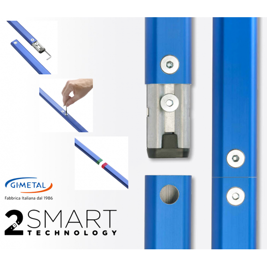 2SMART Technology assemblage du manche en 2 parties 2 SMART GI.METAL