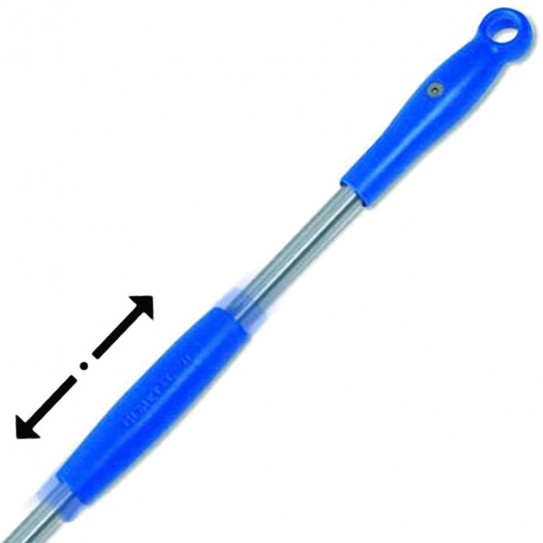 Manche à poignée coulissante de pelle à pizza tête ronde perforée Ø 20 cm Ligne Azzurra I-20F/120 et I-20FS/120 GI.METAL