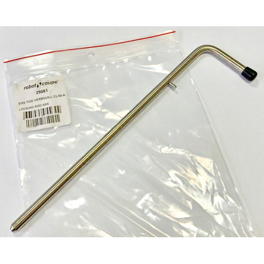 Barre de verrouillage Tige charnière 29061 axe couvercle Robot-Coupe pour CL50 CL52 CL55 CL60 R502 R602 R652 R702