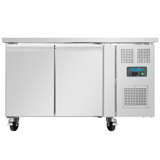 Table desserte réfrigérée négative 2 portes 1360x700 GN1/1 - G599 POLAR