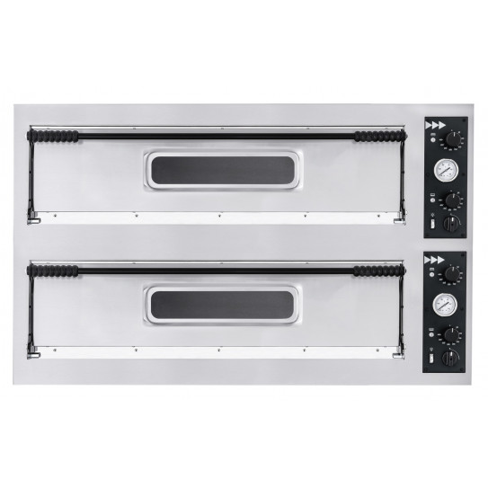 Four Pizza électrique large 2x6 pizzas Ø32 BASIC 66L Prismafood