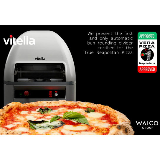Vitella Bun Rouding Divider certified for the True Neapolitan Pizza. La Vera Pizza Napoletana - Waico Group