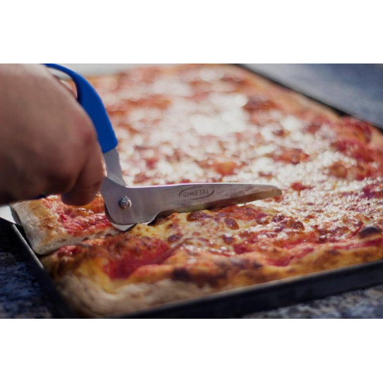 Use of Pizza scissors stainless steel GI.METAL AC-TP