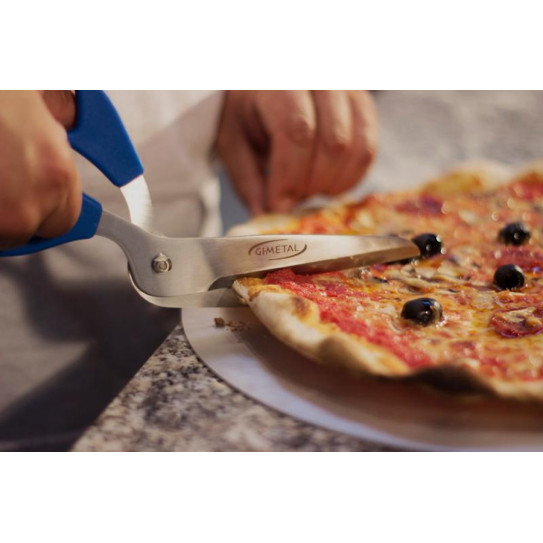Utilisation des ciseaux à pizza inox GI.METAL AC-FR