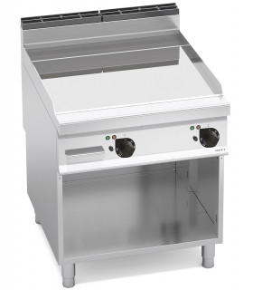 Plaque grillade électrique 11,4kW acier compound inox lisse 80x90x90 BERTO'S E9FL8M-2/CPD - 20402900