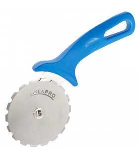Stainless Steel pre-cutting Pizza Cutter 4" serrated blad professional GI-METAL AC-ROP7