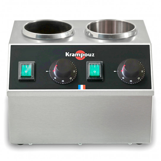 BECIC2 Krampouz Double electric topping warmer
