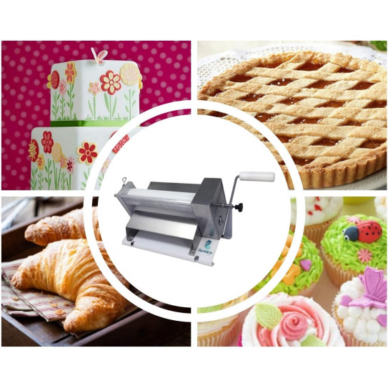 Dérouleuse pâtisserie machine mécanique manuelle à pâte feuilletée SFOGLIAFACILE Pastaline