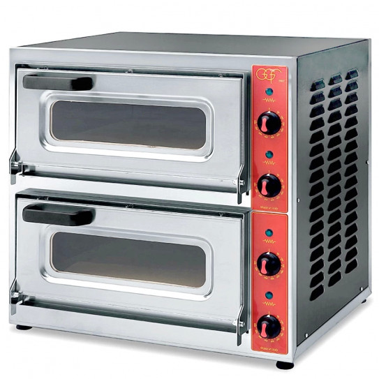 Mini four pizza électrique 2 pizzas MICRO 2V monophasé 230V puissance 4,4kW GGF