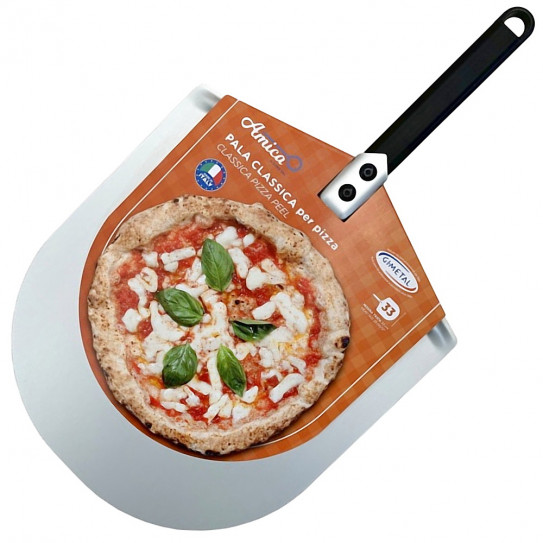 Petite pelle à pizza ronde Ø 33 cm CLASSICA AMICA GI.METAL CLASS33/25