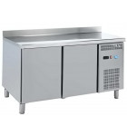 Tour inox réfrigérée GN1/1 Tropicalisé 0ºC / +8ºC ventilée 2 portes et dossere 1342x700mm DAP TGX2PGL