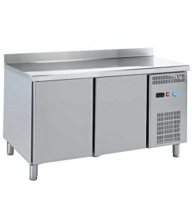 Tour inox réfrigérée GN1/1 Tropicalisé 0ºC / +8ºC ventilée 2 portes et dossere 1342x700mm DAP TGX2PGL