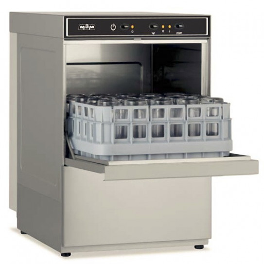 Lave-verres panier 40x40 cm + adoucisseur incorporé MBM LB406A Dim 44x53x67 cm