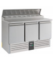Saladette réfrigérée 3 portes prépa sandwichs 7950.0100