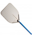 Pizza Peel square perforated 36cm 14'' GI.METAL A-37RF/60 Handle 60