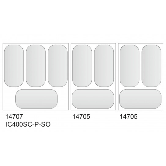 Configuration conservateur à glace pour 10 x 5L bacs plastiques, Paniers 14707 et14705 inclus - IC401SC+SO TEFCOLD