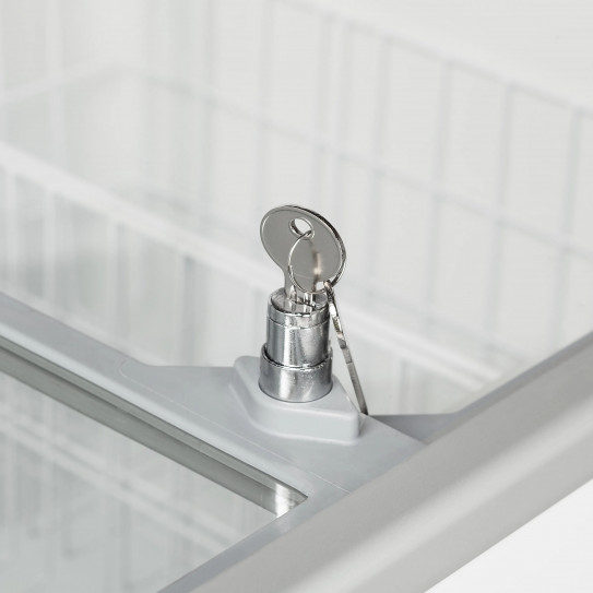 Verrou fermeture à clé congélateur conservateur à glace pour 10 x 5L bacs plastiques, Paniers inclus - IC401SC+SO TEFCOLD