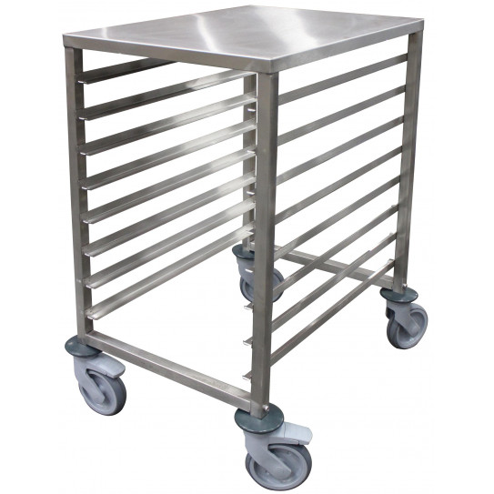 Échelle pâtissière basse inox monobloc soudée 600x400  10 niveaux Entrée 400 - SCHB6040-10 - L2G